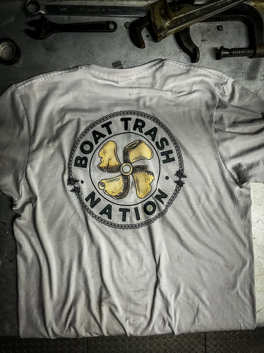 Boat Trash Nation Logo Shirt  -  Short Sleeve